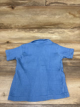 Ben Sherman Striped Button Up Shirt Blue sz 24m