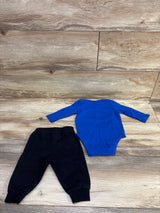 Nike 2pc Bodysuit & Joggers Set Blue sz 6m
