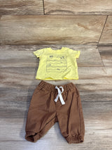 Carter's 2pc Shirt & Pants Set Yellow sz Newborn