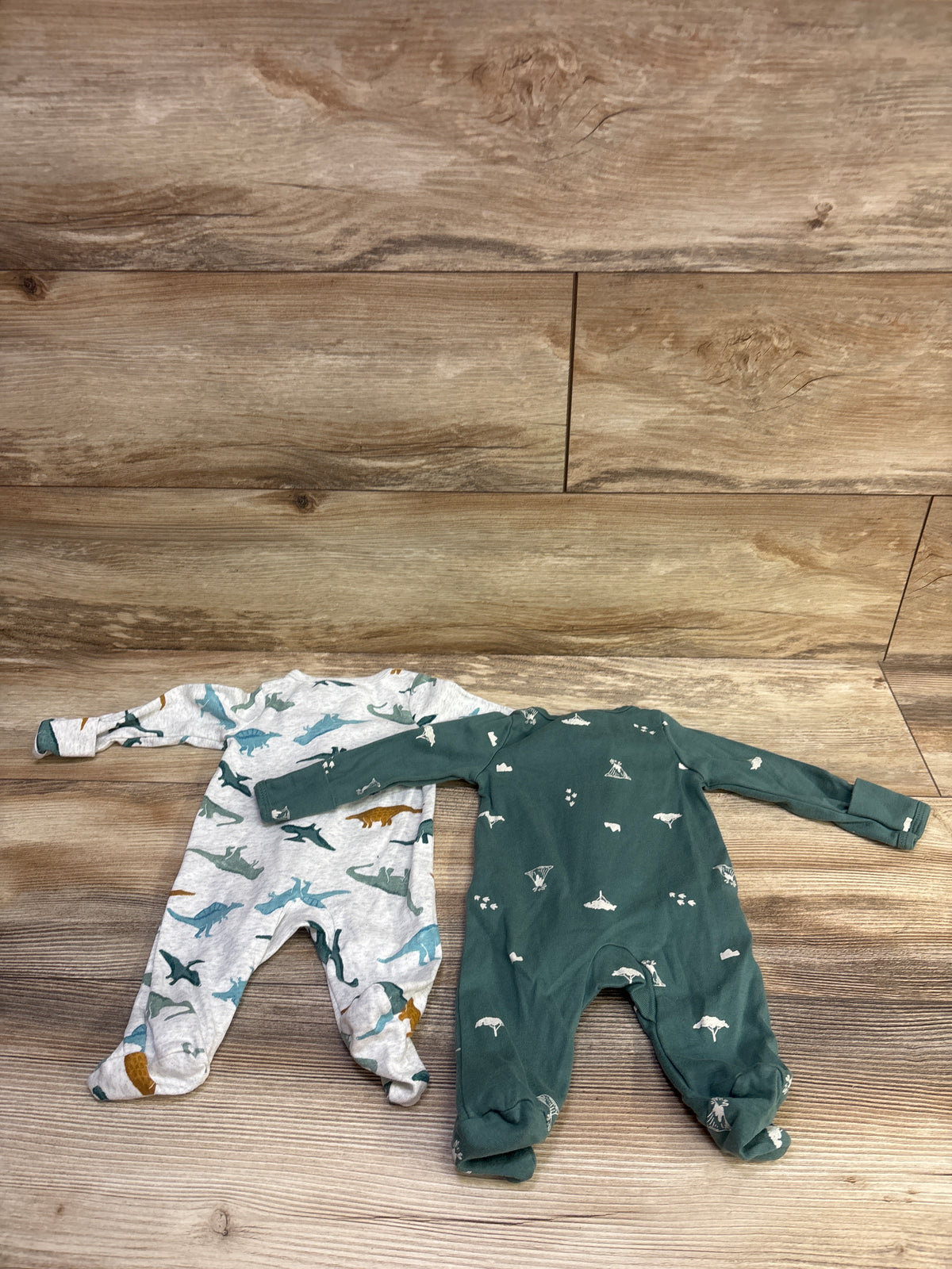 Child Of Mine 2pk Sleepers Green/Grey sz Newborn