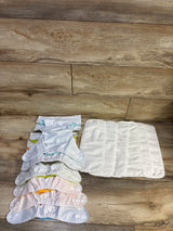 AlvaBaby 6pk Reusable Cloth Diapers with Inserts