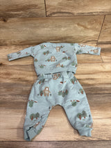 Kit + Pearl 2pc Pullover Sweatshirt & Joggers Set Blue sz 3-6m