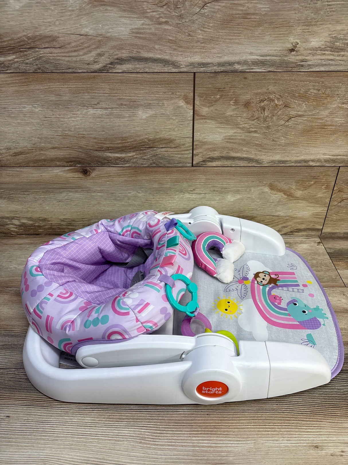 Bright Starts 2-in-1 Sit-Up Infant Floor Seat Purple