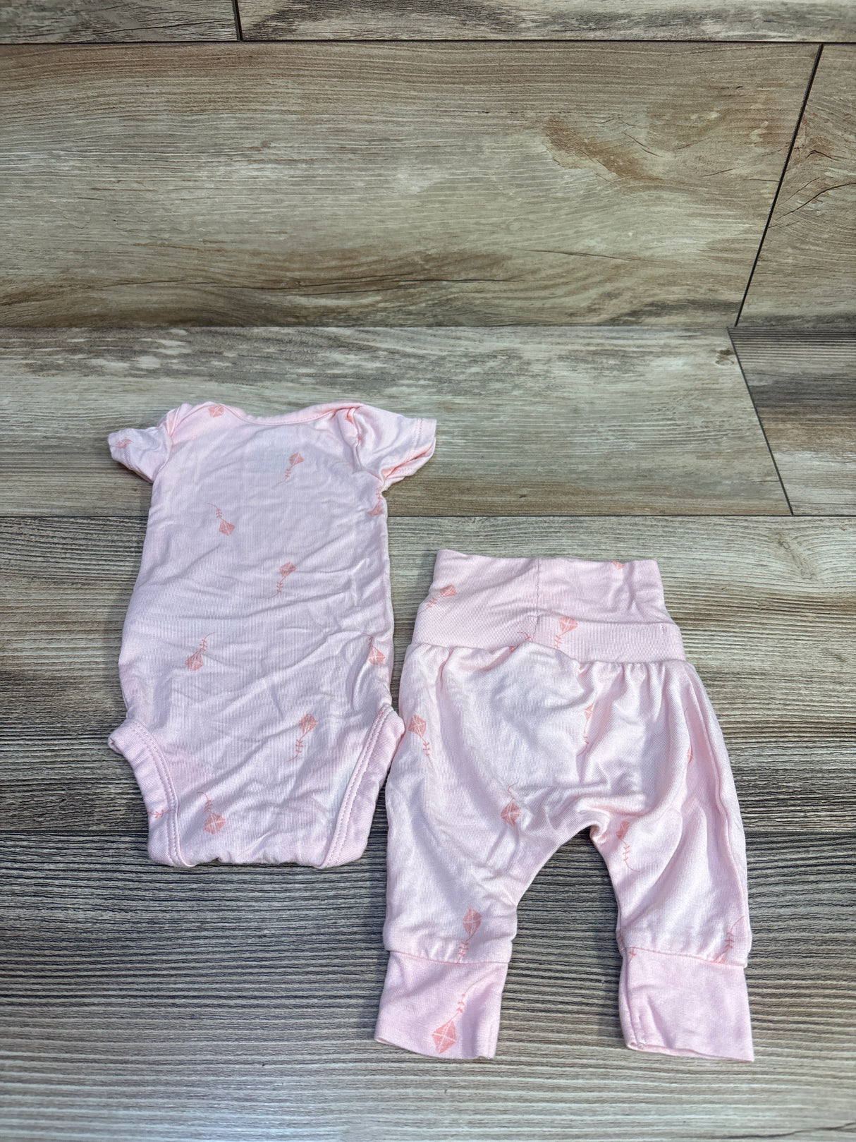 Child Of Mine 2pc Viscose Bodysuit & Pants Set Pink sz Preemie