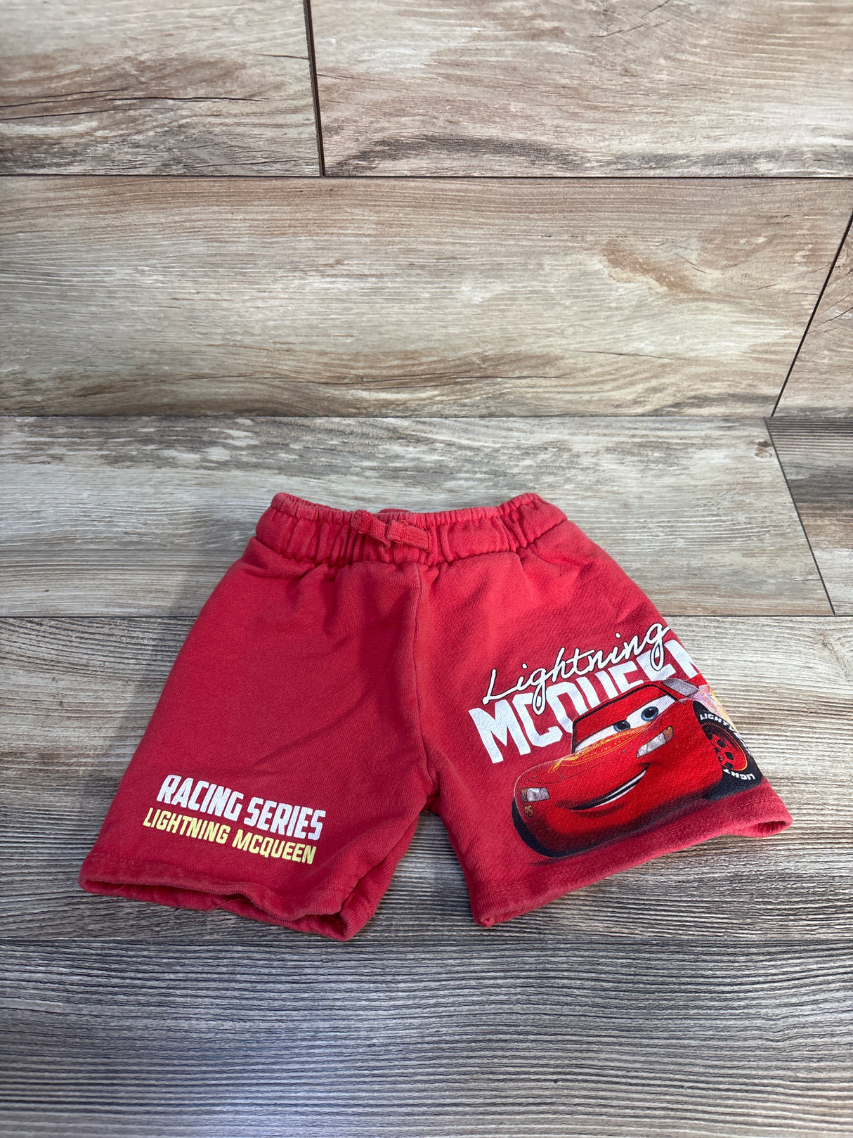 Zara x Disney Pixar Cars Drawstring Shorts Red sz 4T