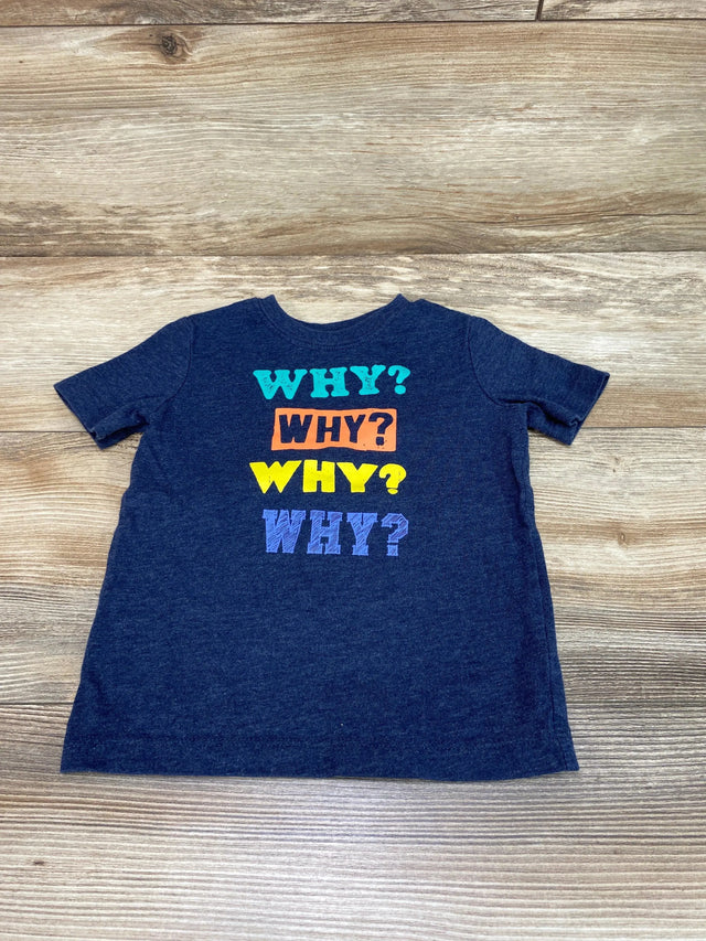 OshKosh Blue Why? Shirt sz 18m - Me 'n Mommy To Be