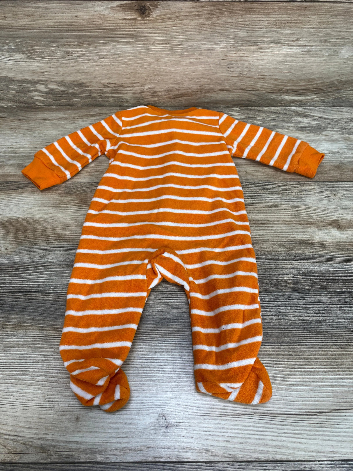 Just One You Pumpkin Striped Sleeper Orange Sz 3m - Me n Mommy To Be
