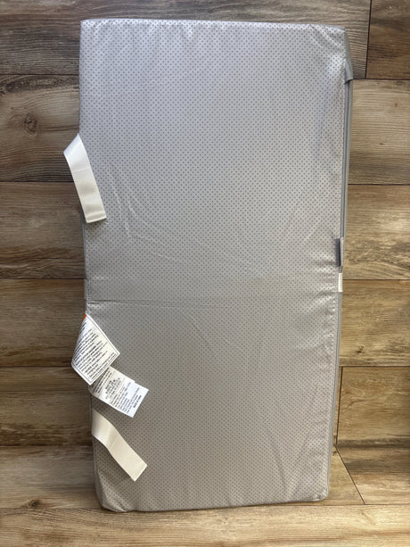 Blissful Diary Vegan Leather Changing Pad w/ Waterproof Cover in Grey - Me n Mommy To Be