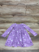 Bluey Long Sleeve Dress Purple sz 2T