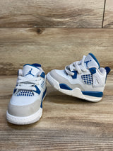 Air Jordan 4 Retro TD 'Military Blue' 2024 Sneakers sz 5c