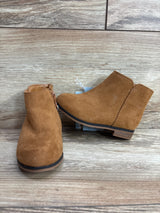 NEW Cat & Jack Penelope Zipper Booties Cognac sz 6c
