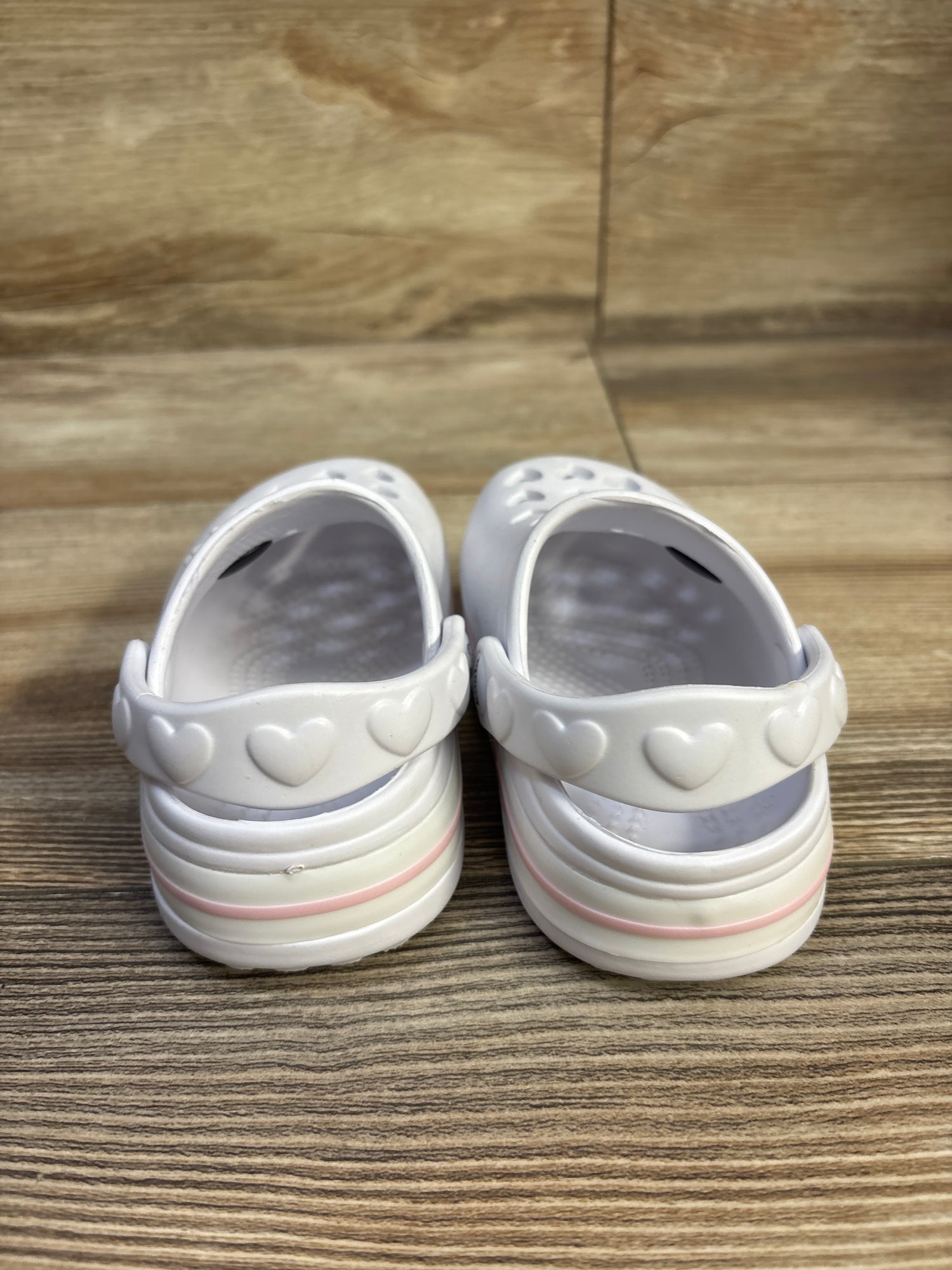 Koala Kids Clogs Heart Cut-Out Clogs White sz 4c