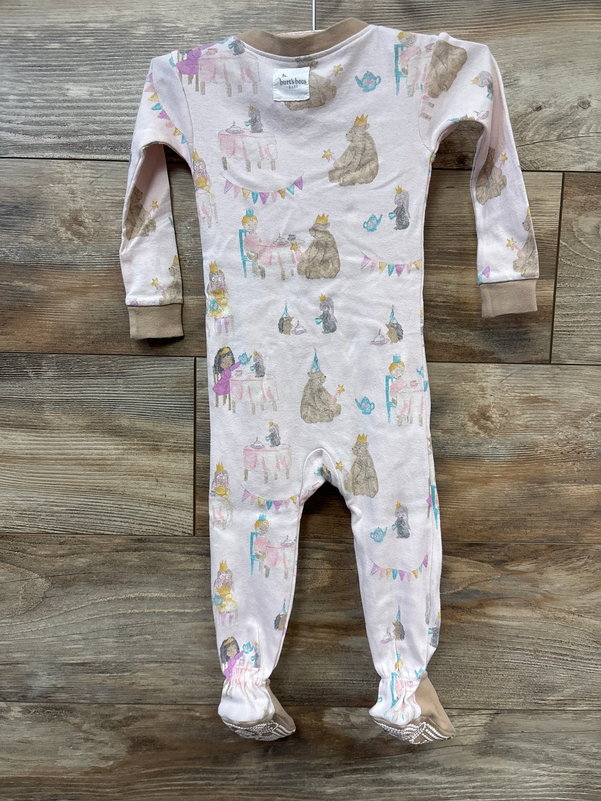 Burt's Bees Baby Organic Sleeper Pink sz 12m