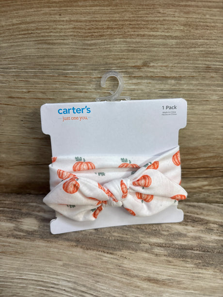 NEW Just One You Pumpkin Headband White - Me n Mommy To Be