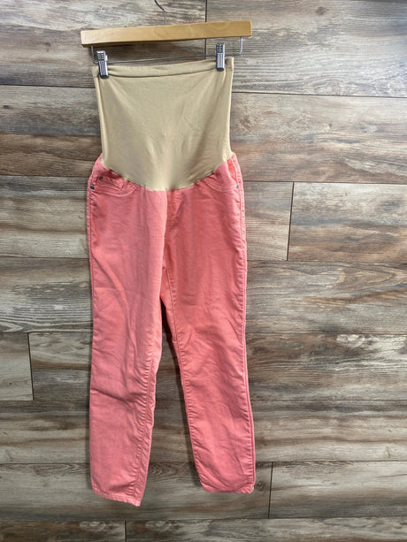 Motherhood Maternity Pink Full Panel Pants sz Medium - Me 'n Mommy To Be