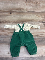 Spirited Away Cord Coverall & Shirt Set Cream sz 6m