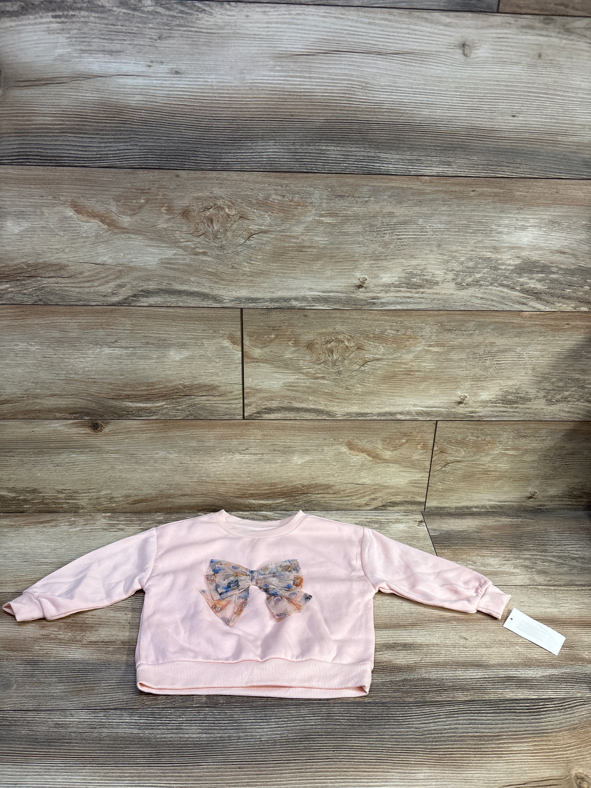 NEW Bluey Bow Sweatshirt Pink sz 2T