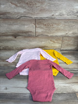 Carter's 3pk Bodysuit Set Pink sz 18m