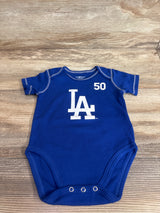 Genuine Merchandise MLB LA Dodgers Betts 50 Bodysuit Blue sz 0/3m