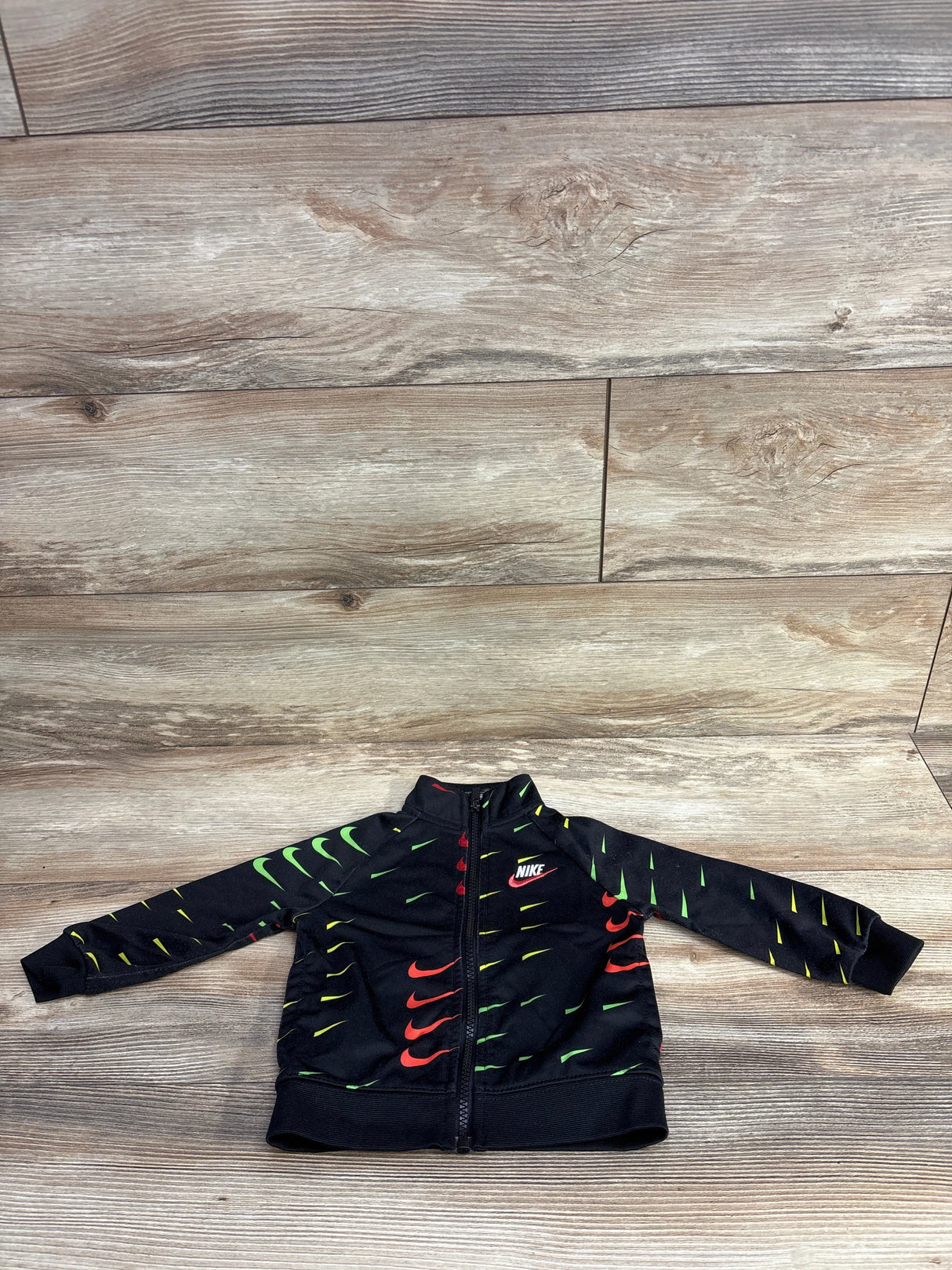 Nike Logo Full Zip Active Jacket Black sz 18m