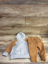Disney Baby Winnie The Pooh 2pc Hooded Sweatshirt & Joggers Set Grey sz 24m