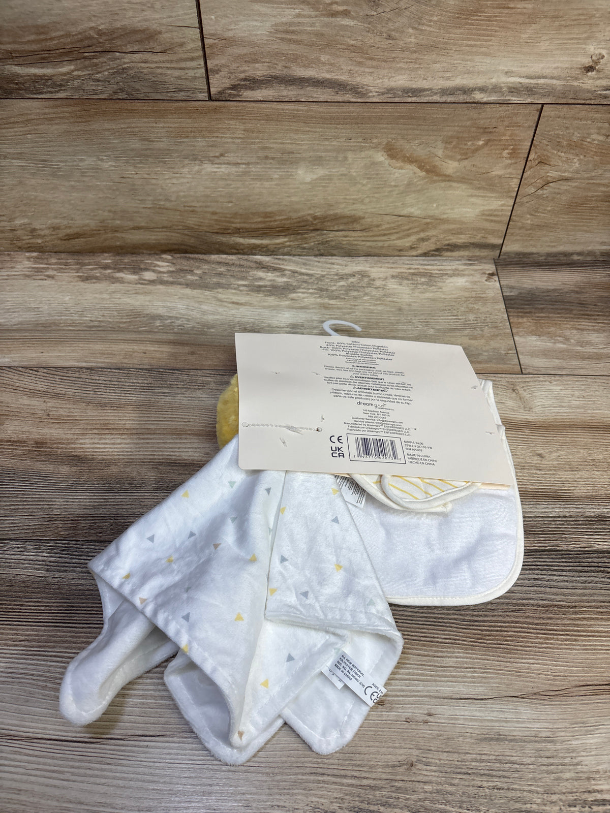 NEW DreamGro 3pc Welcome Home 2026 Bibs + Blankie Buddie