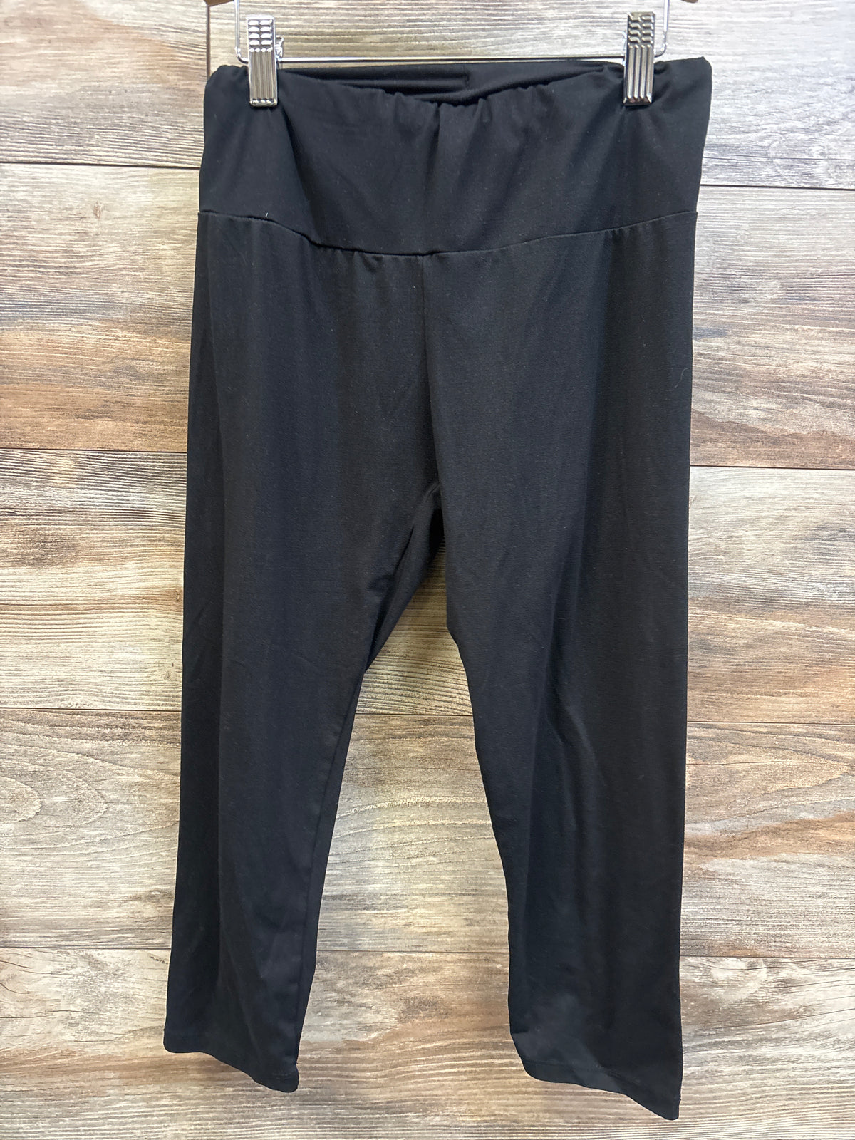 Feathers Maternity Capri Leggings Black sz Small