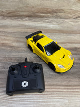 Remote Control 2012 Corvette C6R 1/24 Scale Car, Yellow