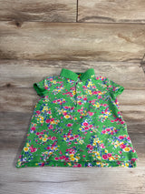 Polo Ralph Lauren Floral Polo Shirt Green sz 5/6T