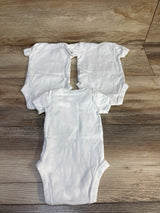 Carter's 3pk Bodysuit Set White sz Newborn