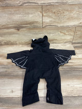 Noubeau Hooded Bat Wing Coverall Costume Black sz 12-18m