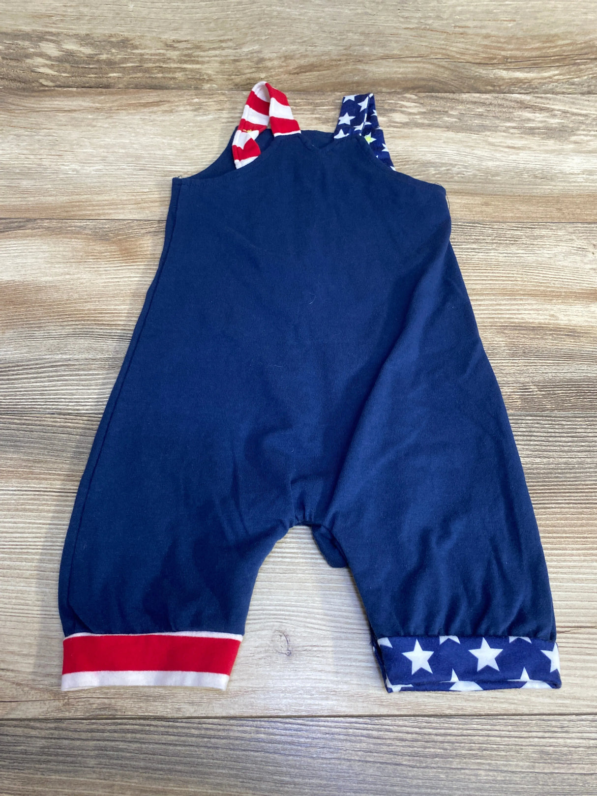 My 1st Fourth Of July Jumpsuit Navy sz 6-9m