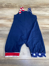 My 1st Fourth Of July Jumpsuit Navy sz 6-9m