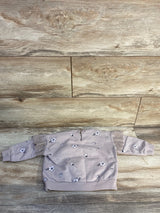 Jessica Simpson Sweatshirt Flowers Taupe sz 18m