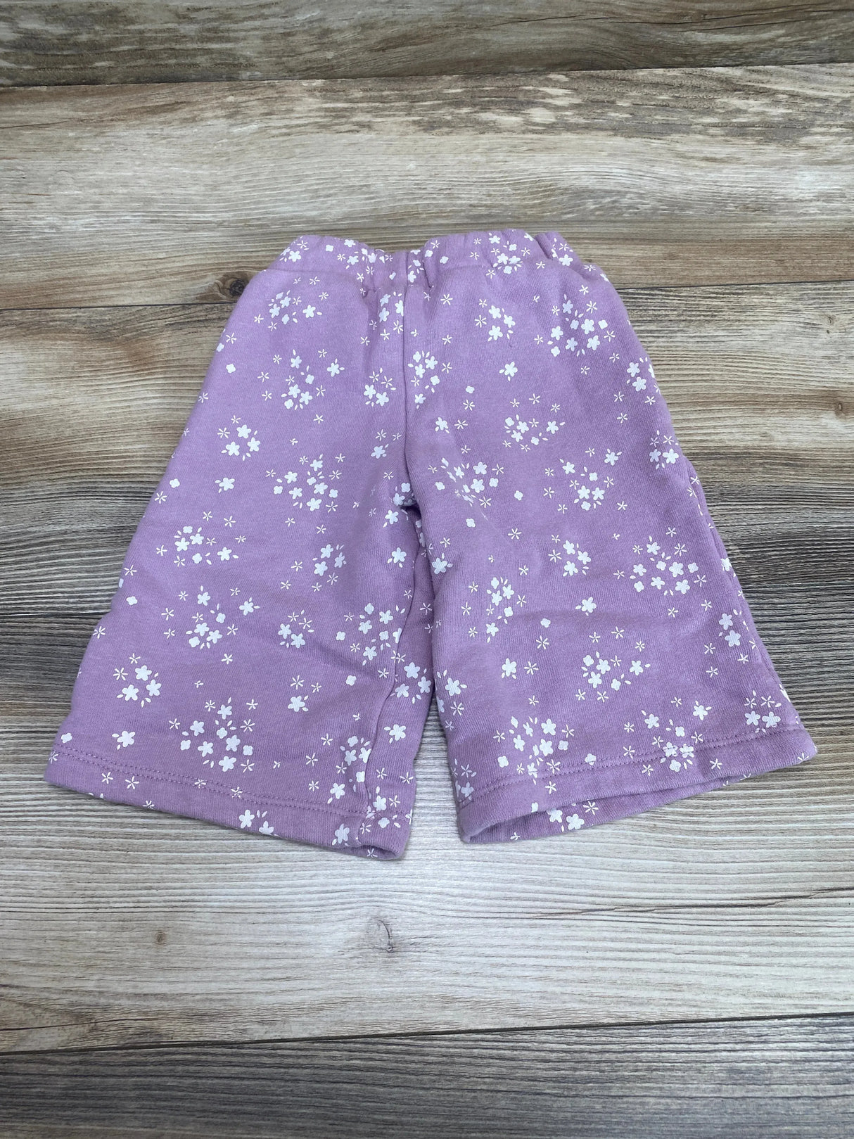 Easy-Peasy Floral Wide Leg Pants Purple sz 12m