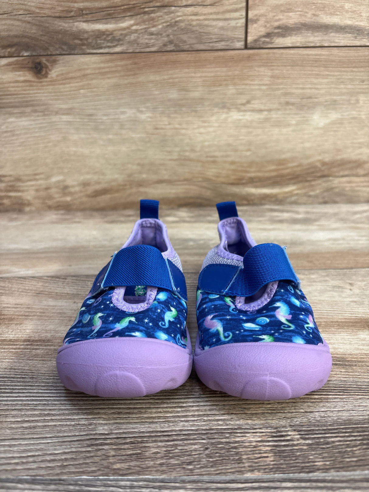 Newts Water Shoes, Blue Seahorse sz 8/9c
