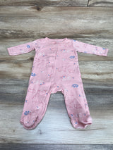 Carter's Animal Print Sleeper Pink sz 6m