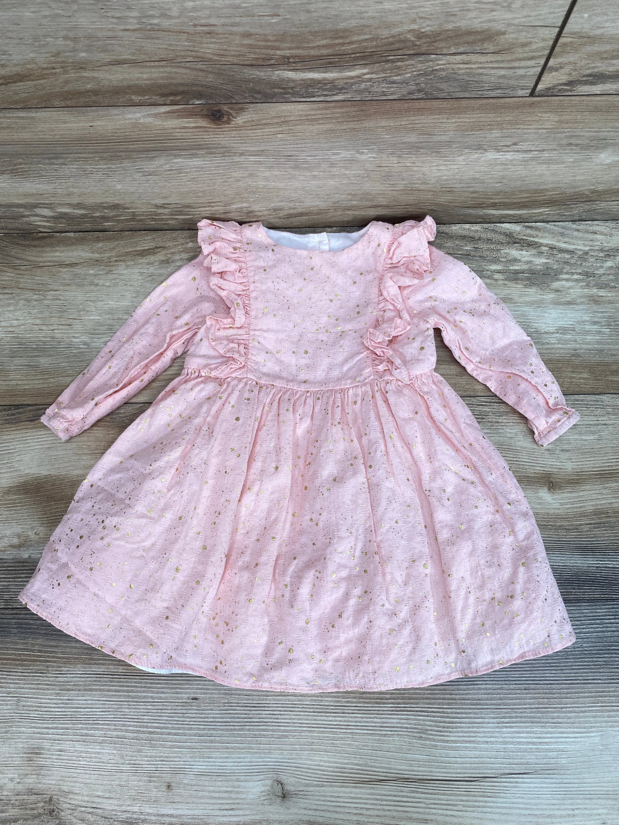 Pippa & Julie Ruffle Dress Pink sz 18m