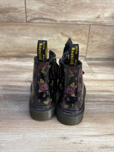 Dr. Marten 1460 Decayed Rose Lace Up Boots Black sz 12c