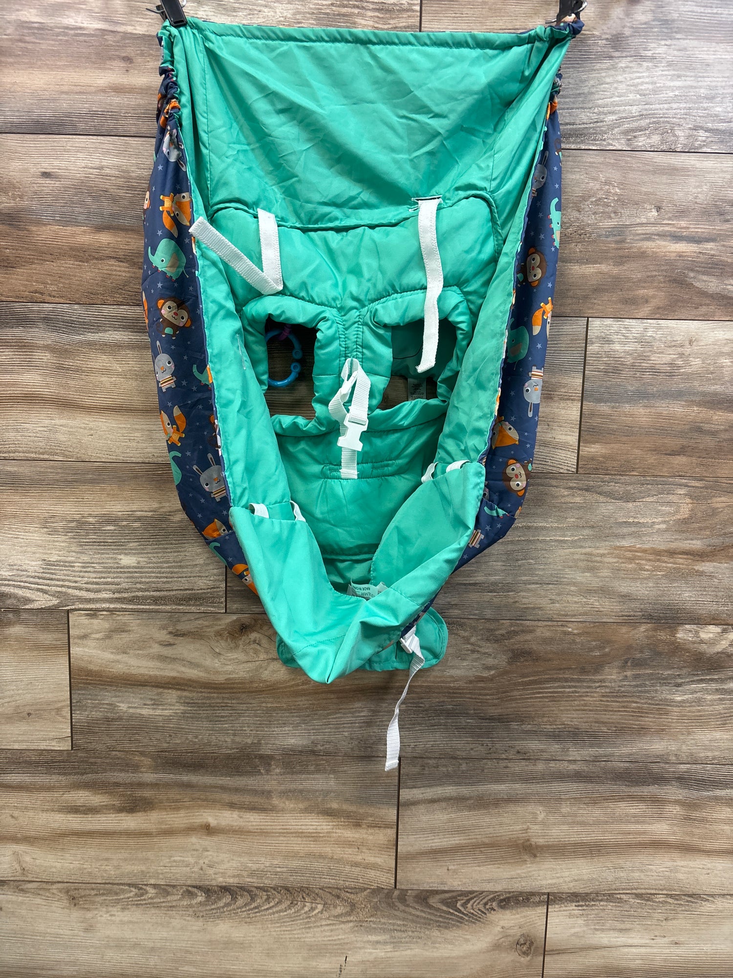Bright Starts Ultra Cozy Shopping Cart Cover in Animal Spree