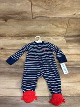 NEW Carter's Striped Sleeper Navy sz 3m