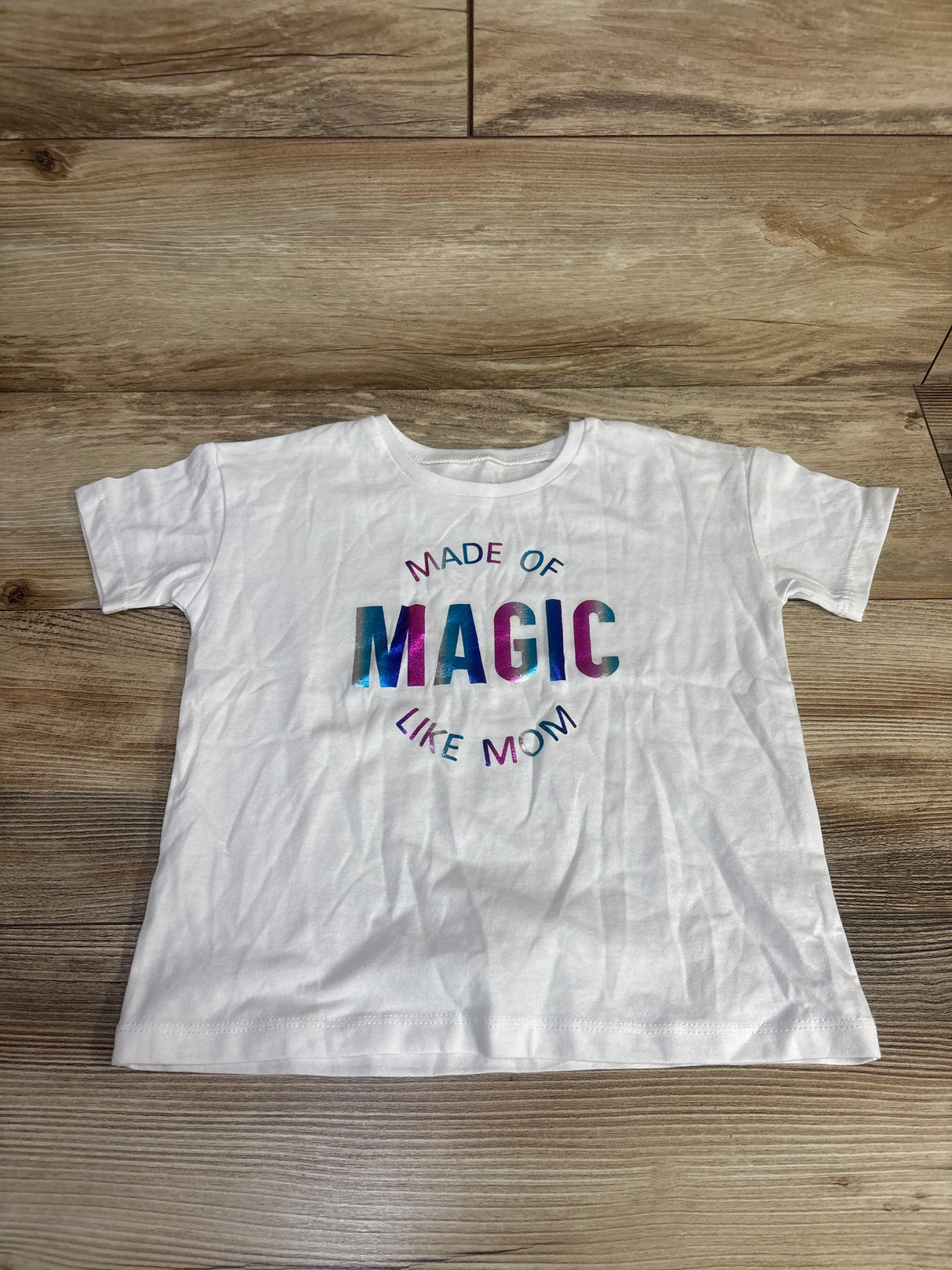 Okie Dokie Made Of Magic Like Mom Shirt White sz 5T