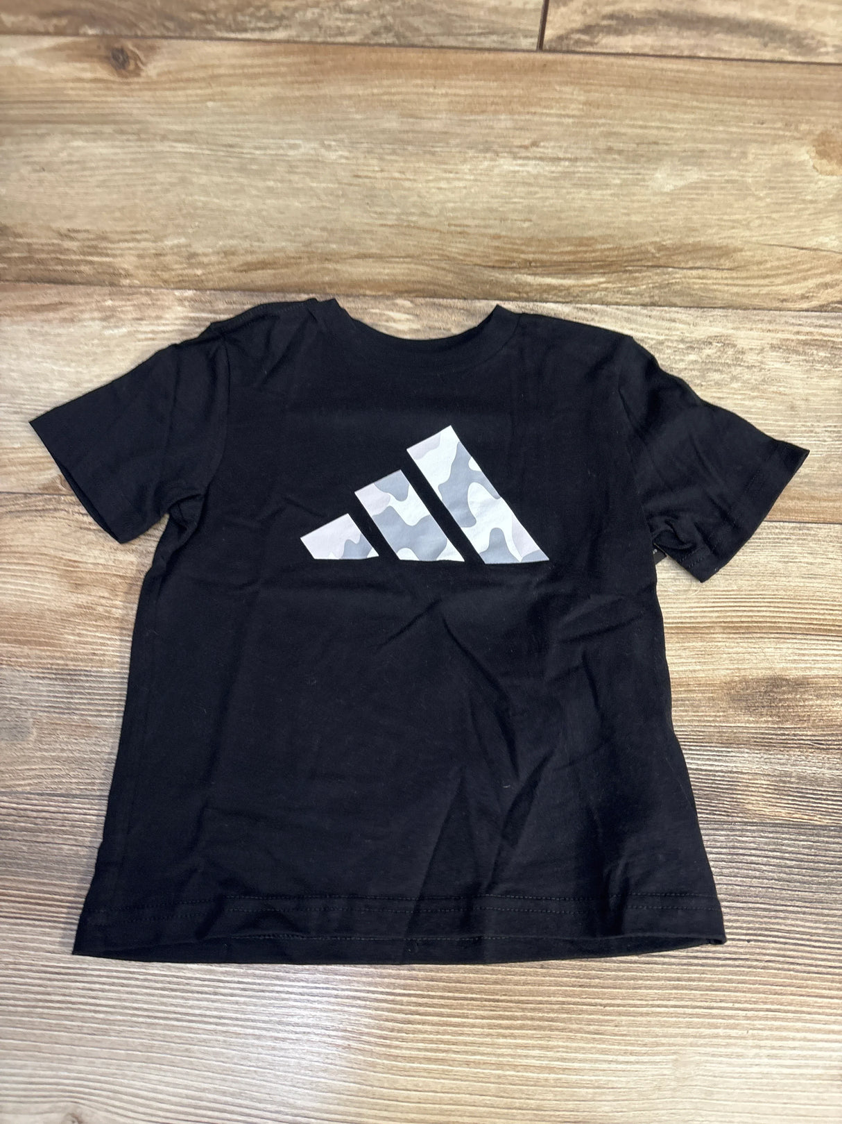 NEW Adidas Camo Logo Shirt Black sz 4T