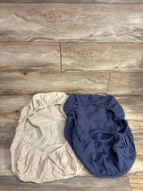 Lulumoon Muslin Bassinet Sheets 2pk