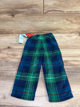 NEW Wondershop Fleece Plaid Pajama Pants Blue sz 2T