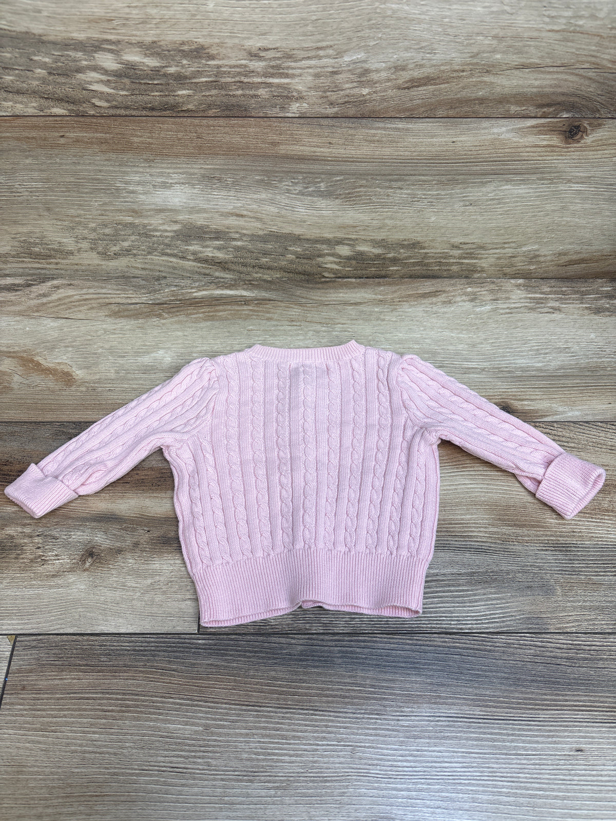 Ralph Lauren Mini-Cable Knit Cardigan Pink sz 6m