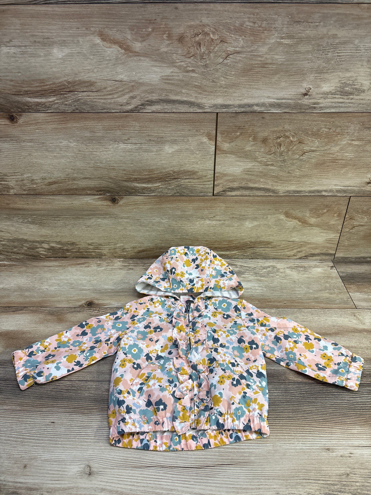 Tommy Bahama Full Zip Floral Jacket Pink sz 12m