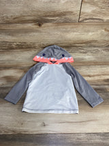 Cat & Jack Hooded Rashguard Gray sz 18m