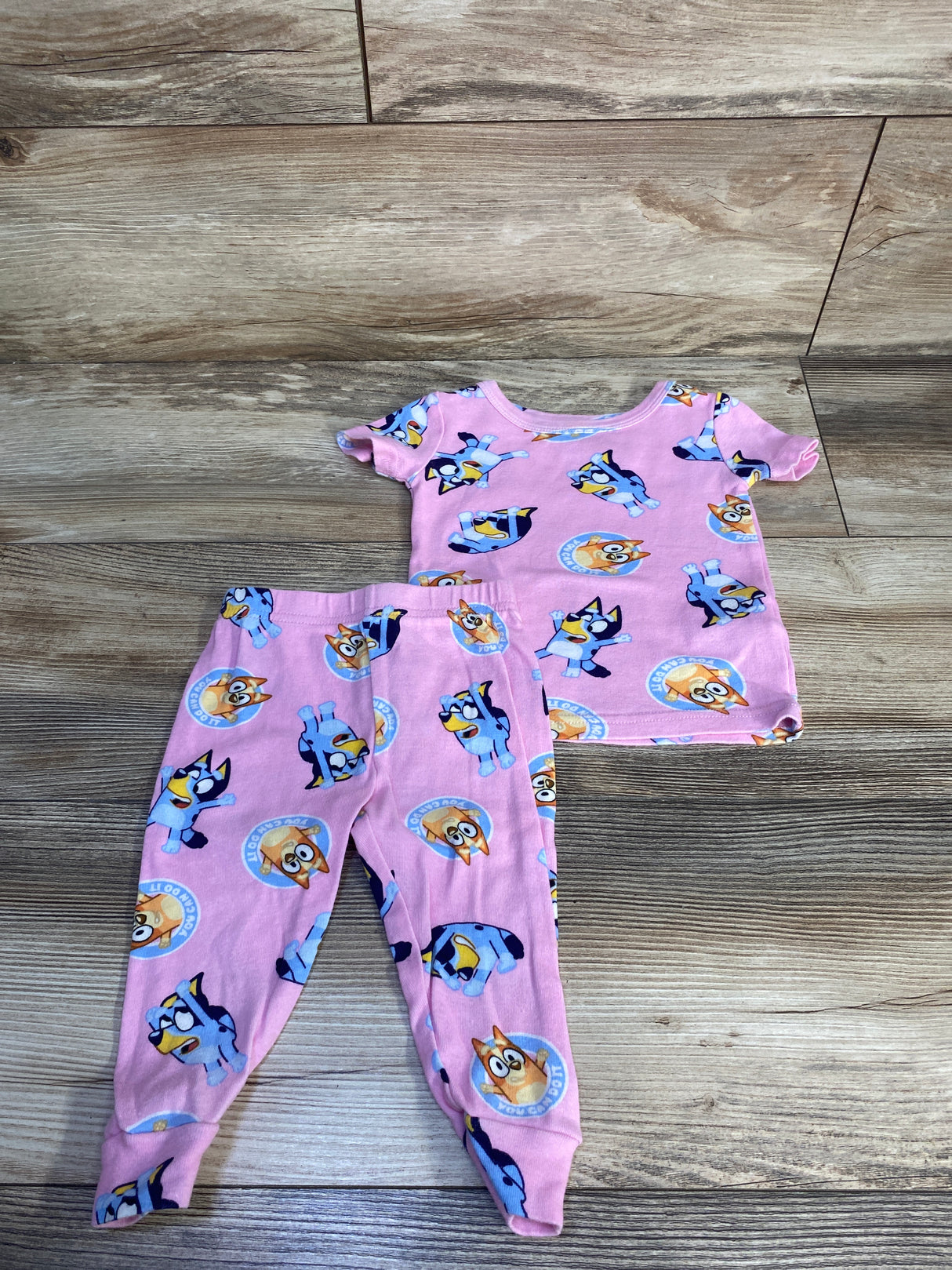 Bluey 2pc Pajama Set Pink sz 18m