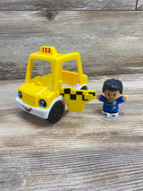 Fisher-Price Little People Going Places Taxi Yellow